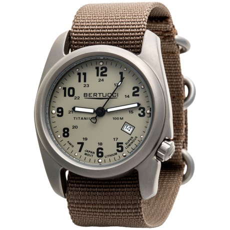 Bertucci A-2T Original Classic Matte Titanium Watch (For Men) 6653P ...