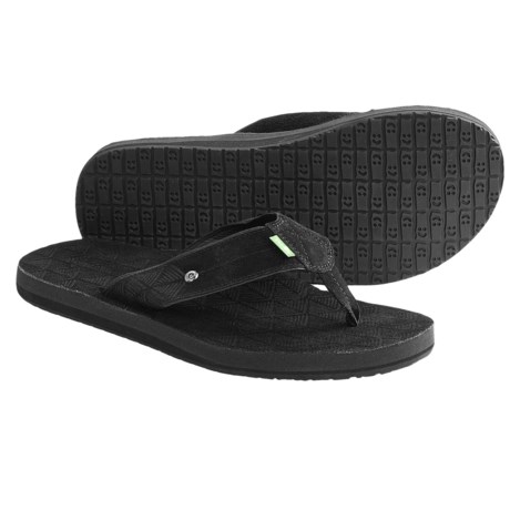 Sanuk Tonga Sandals - Leather, Flip-Flops (For Men)
