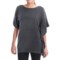 Lauren Hansen Cashmere Asymmetrical Tunic Sweater - Elbow Sleeve (For Women)