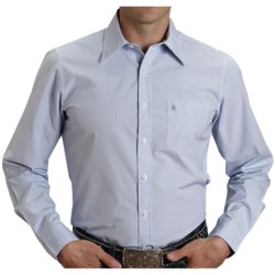 Stetson Sanded Poplin Check Shirt - Button-Up, Long Sleeve (For Men)