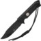 Puma Knife Company USA Bigcat 10 Clip Black SGB Knife - Fixed Blade, Straight Edge