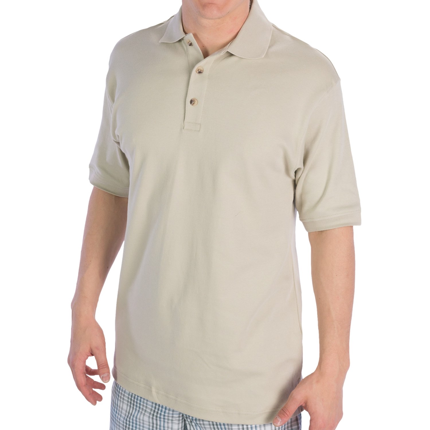 UltraClub Egyptian Cotton Interlock Polo Shirt - Short Sleeve (For Men)