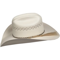Bailey Ford Cowboy Hat - 20X Shantung Straw, Cattleman Crown (For Men and Women)