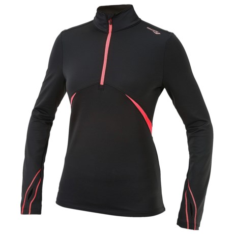 Saucony Run Strong Sportop Shirt - Zip Neck, Long Sleeve (For Women)