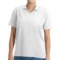 UltraClub Egyptian Pima Cotton Polo Shirt - V-Neck, Short Sleeve (For Women)