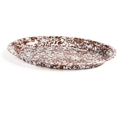 Crow Canyon Oval Platter - Enamelware