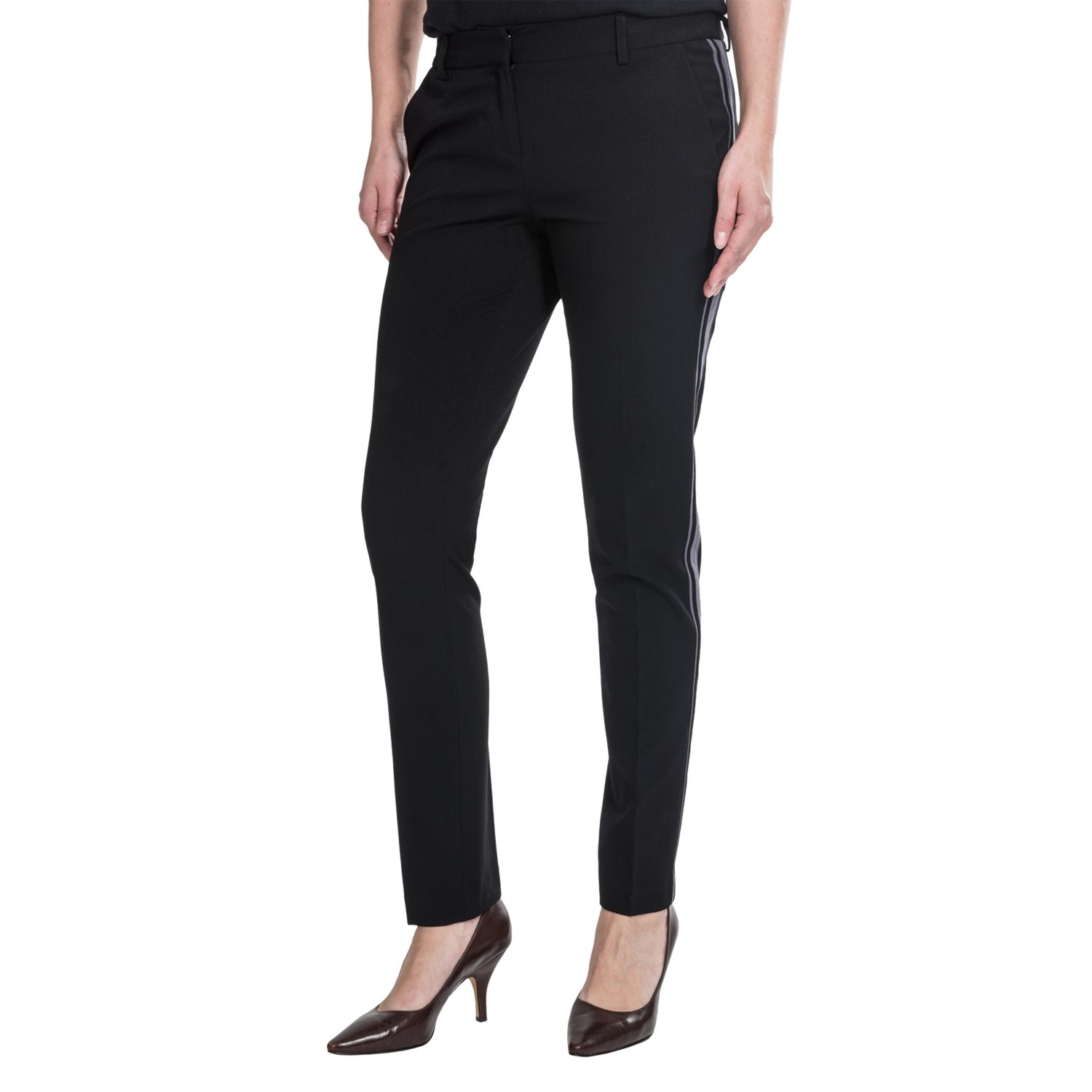 Amanda + Chelsea Narrow Side Stripe Pants (For Women) 6762F - Save 95%