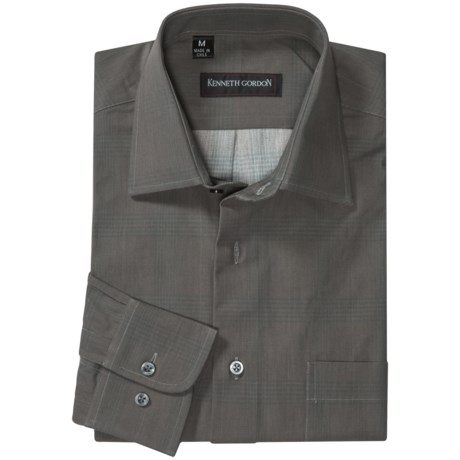 Kenneth Gordon Mini-Twill Sport Shirt - Long Sleeve  (For Men)