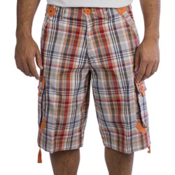 Specially made Long Plaid Shorts (For Men)