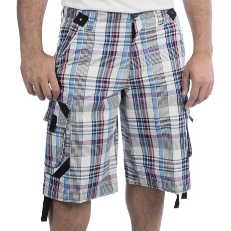 Long Plaid Shorts (For Men) 6788N - Save 85%