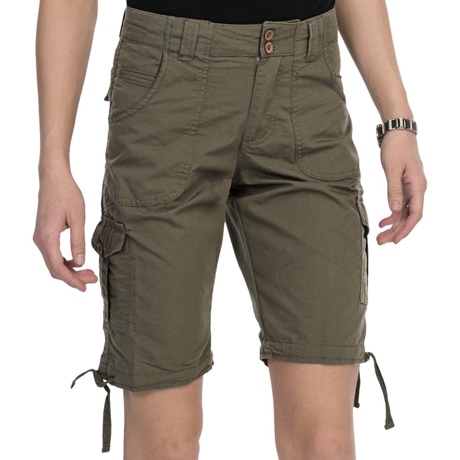 Nina Capri Cargo Shorts (For Women)