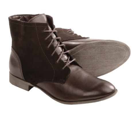 Hush Puppies Farland Ankle Boots - Leather-Suede (For Women)