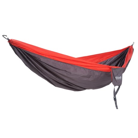 ENO DoubleNest Hammock - 9’4”x6’2”, Red-Charcoal