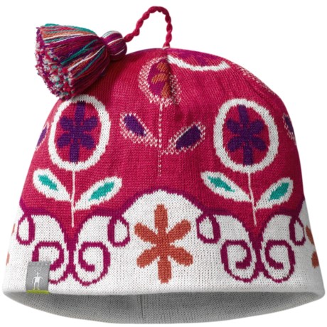 SmartWool Wintersport Flower Hat (For Girls)