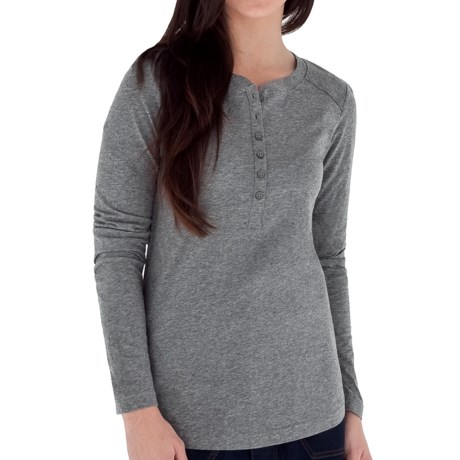 Royal Robbins Cottonwood Henley Shirt - Long Sleeve (For Women)