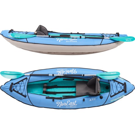 NorEast Outdoors Inflatable 1-Person Kayak Package - 9’