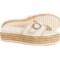 C&C California Barista Flatform Whipstitch Buckle Sandals (For Women)