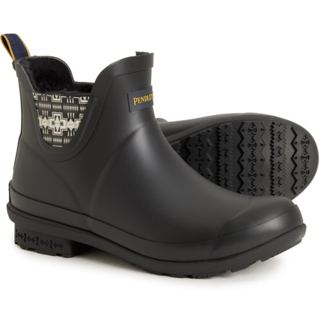 Pendleton Harding Faux-Fur-Lined Chelsea Rain Boots - Waterproof (For Women)