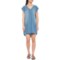 Neon Buddha Sky Blue Coastal Dress - Short Sleeve (For Women)