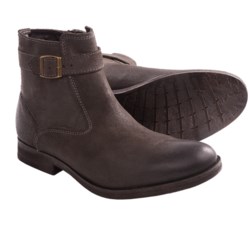 Clarks Goby Leather Boots - Buckle Top (For Men)