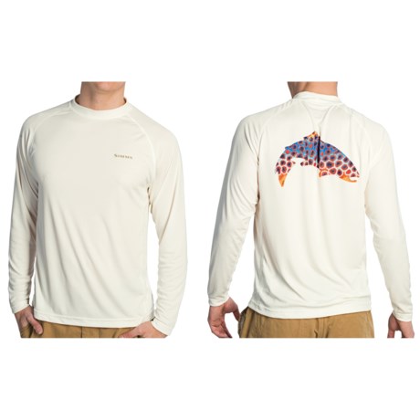 Simms Solarflex Deyoung T-Shirt - UPF 30+, Long Sleeve (For Men)