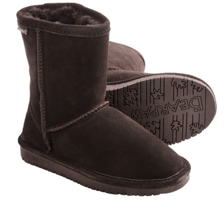 Bearpaw Emma Boots - Suede, Sheepskin (For Kid and Youth Girls)