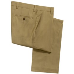Barry Bricken Superfine Wool Dress Pants - Flat Front (For Men)
