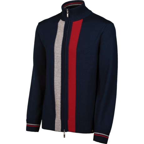 Neve Aiden Cardigan Sweater - Merino Wool, Full Zip (For Men)