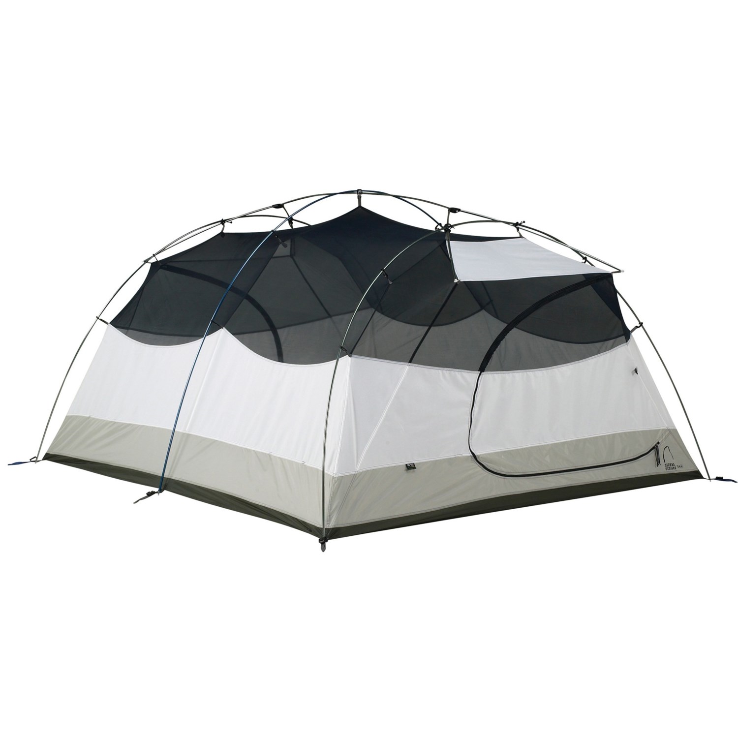 Sierra Designs Zia 4 Tent with Footprint and Gear Loft   4 Person, 3 Season 7063D 25
