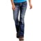 Rock & Roll Cowgirl Embroidered Abstract Bean Stitch Jeans - Bootcut (For Girls)