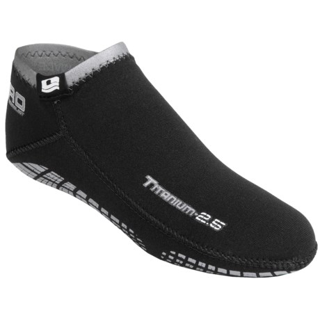 Camaro Sneaker Socks - 2.5mm Neoprene, Below the Ankle (For Men)