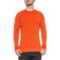SmartWool Bright Orange Merino 250 Base Layer Top - Merino Wool, Long Sleeve (For Men)