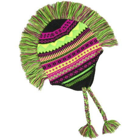 Grand Sierra Peruvian Mohawk Winter Hat (For Girls)