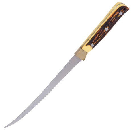 Ruko Steelhead Fillet Knife - 7.5”, Straight Edge, Fixed Blade