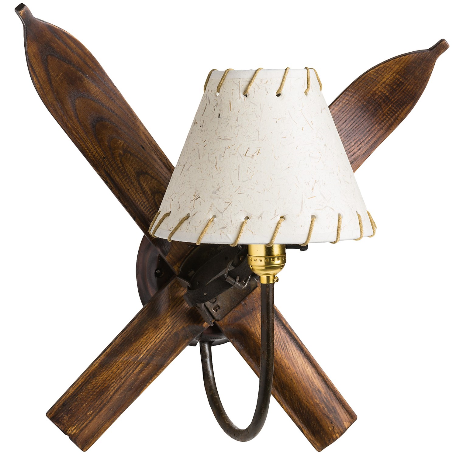 All Resort Furnishings Ski Wall Sconce 7169H 30