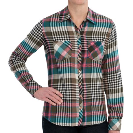 Dickies Herringbone Plaid Shirt (For Women) 7198P - Save 40%