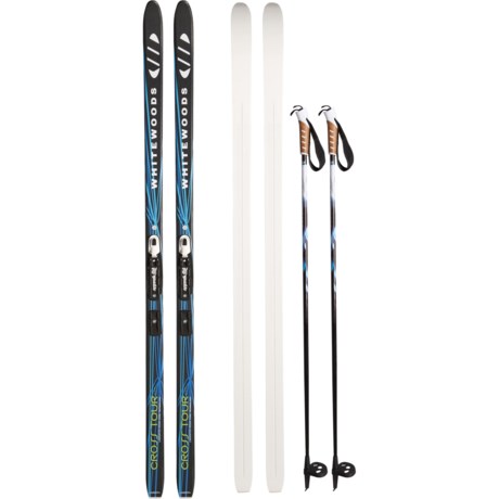 Whitewoods Crosstour Touring Ski Set with Poles