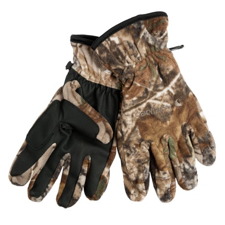 Carhartt A556 TS Fleece Gloves - Camo (For Men)
