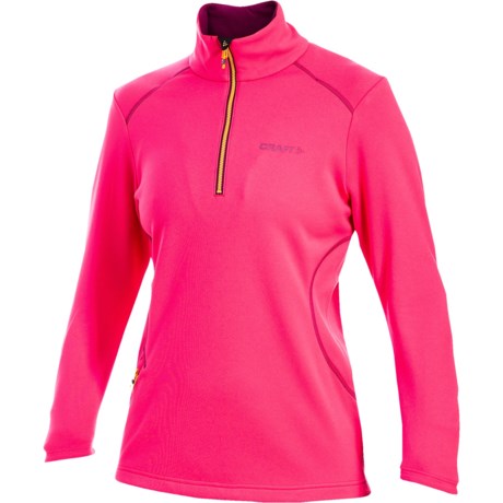 Craft Sportswear Flex Pullover Fleece Jacket - Zip Neck (For Women)