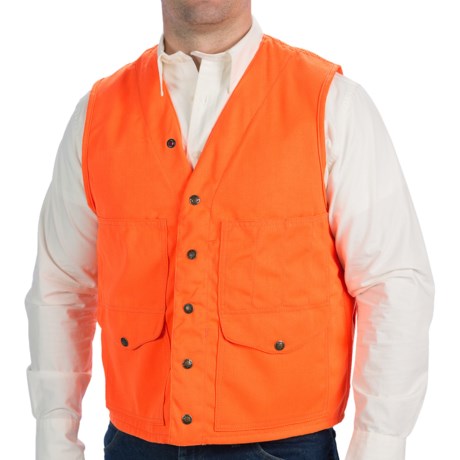 Filson Blaze Orange Cruiser Vest (For Men)