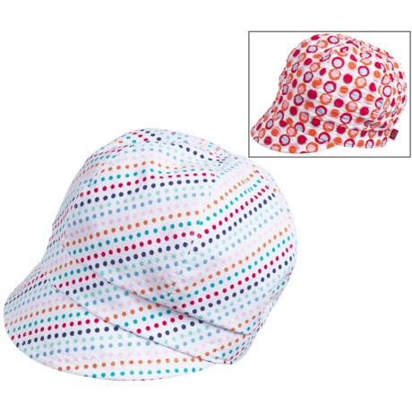 San Diego Hat Company Dot Cap - Reversible (For Girls)