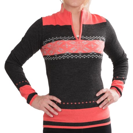 Meister Brietta Sweater - Merino Wool, Zip Neck (For Women)
