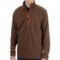 White Sierra Mountain Comfort Shirt - Zip Neck, Long Sleeve (For Men)