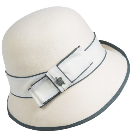 Dorfman Pacific Christys’ London Crown Cloche Hat - Wool Felt (For Women)