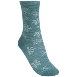 Point6 Lifestyle Flurries Ultralight Socks - Merino Wool, 3/4 Crew (For Women)