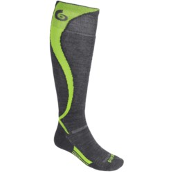 Point6 Carve Ski Socks - Merino Wool, Over-the-Calf (For Men and Women)