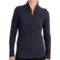 Sno Skins Web Funnel Neck Shirt - Zip Neck, Long Sleeve (For Women)