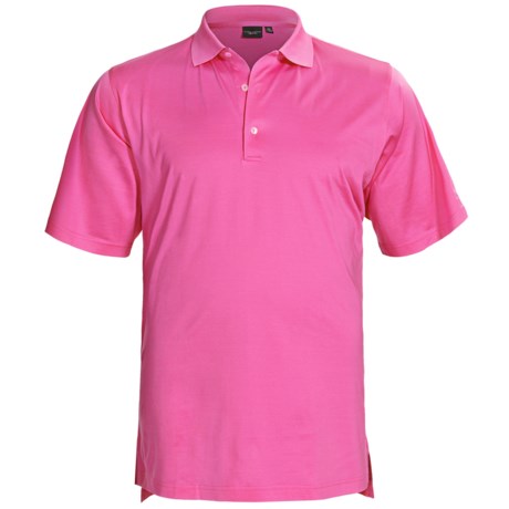 Fairway & Greene Signature Solid Lisle Polo Shirt - Mercerized Cotton, Short Sleeve (For Men)