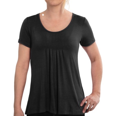 Miraclebody by Miraclesuit Pintuck Tunic Shirt - Short Sleeve (For Women)