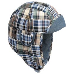Mad Bomber® Madras Plaid Aviator Hat (For Men and Women)